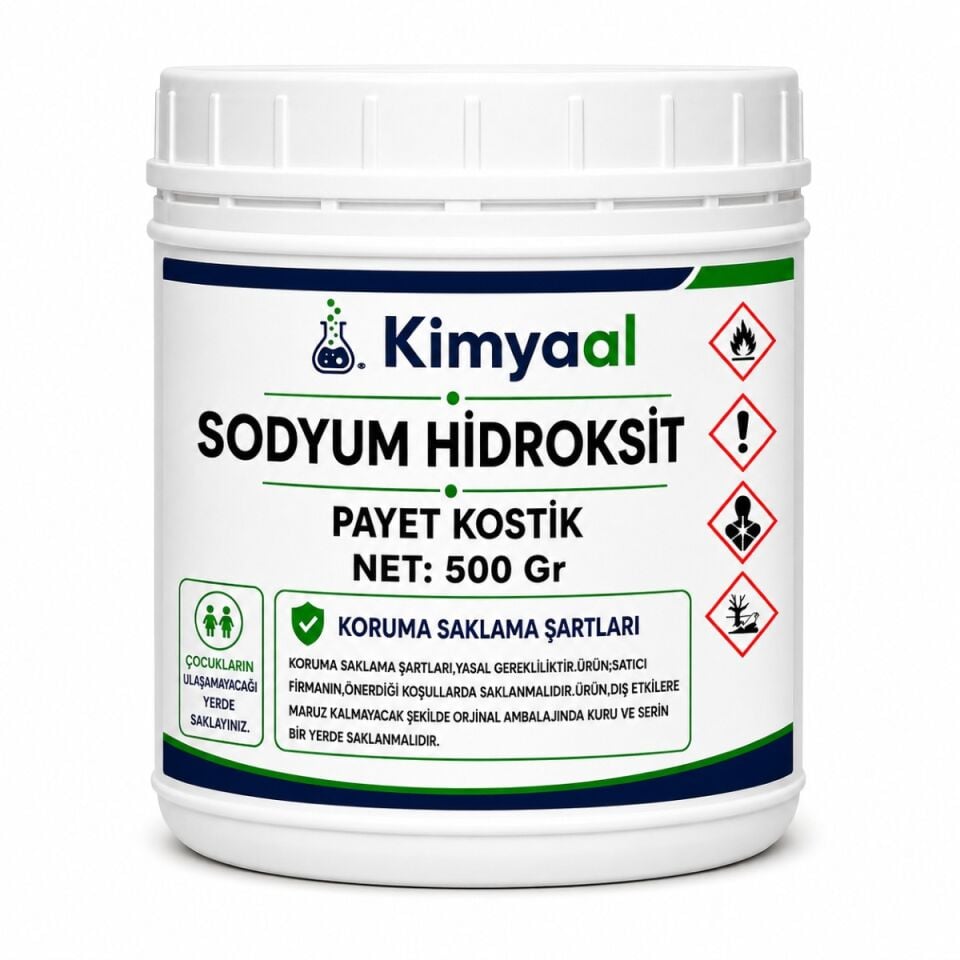Sodyum Hidroksit Payet - 500 Gr