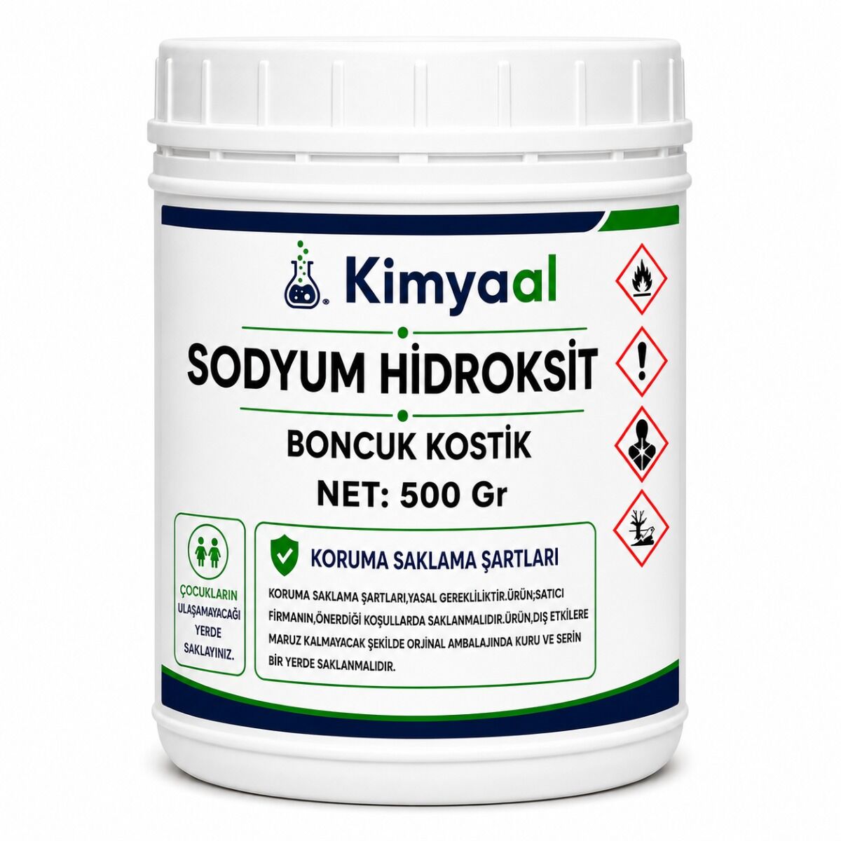 Sodyum Hidroksit Boncuk - 500 Gr