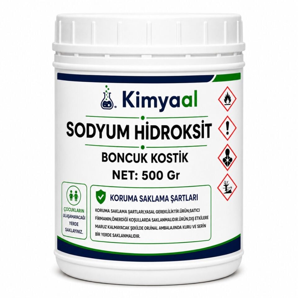 Sodyum Hidroksit Boncuk - 500 Gr